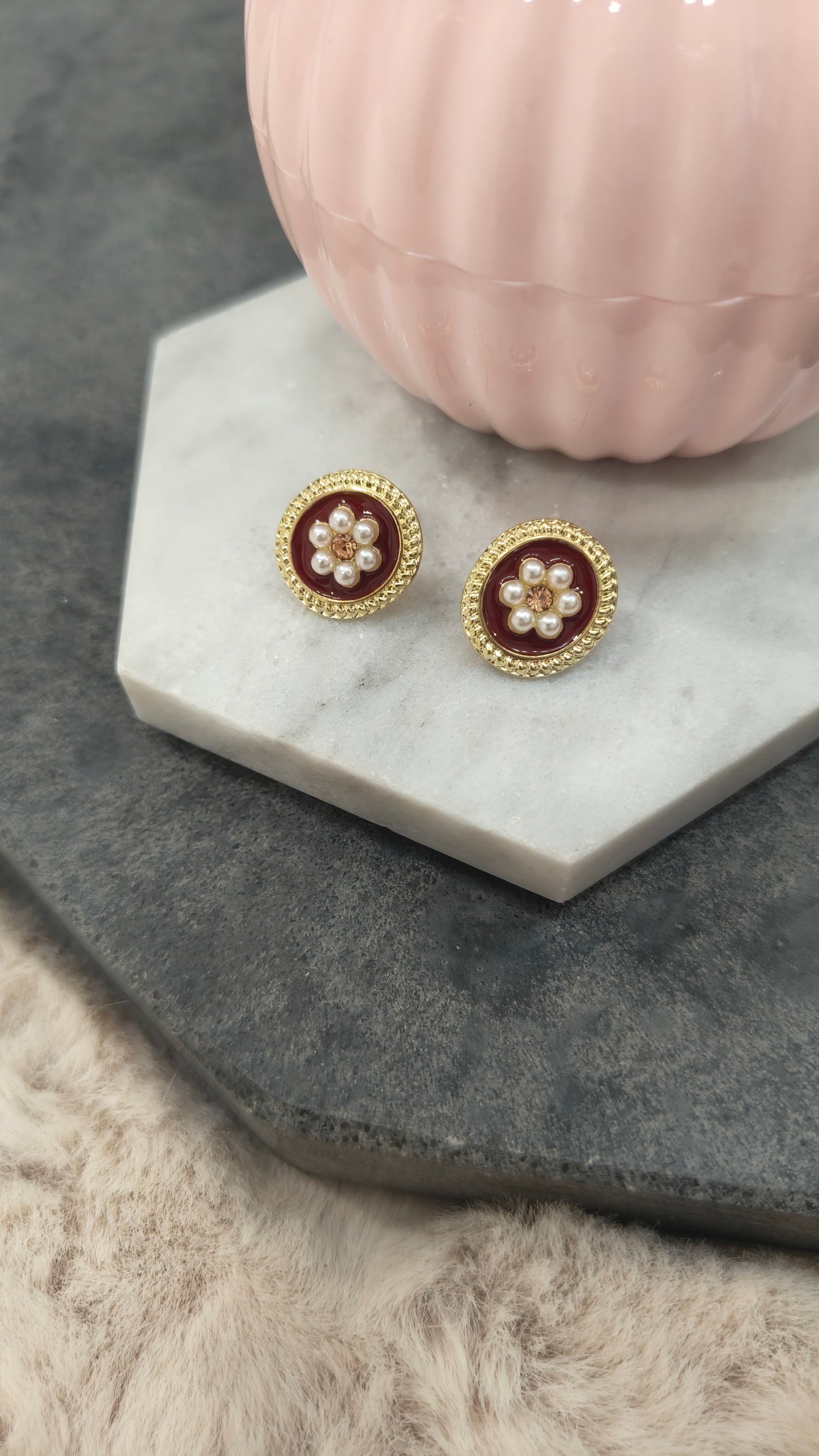 2827 Retro Baroque Earrings